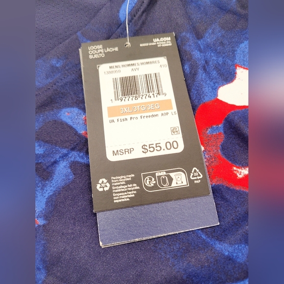 Under Armour Men's Fish Pro Freedom Long Sleeve Tee - Picture 5 of 7